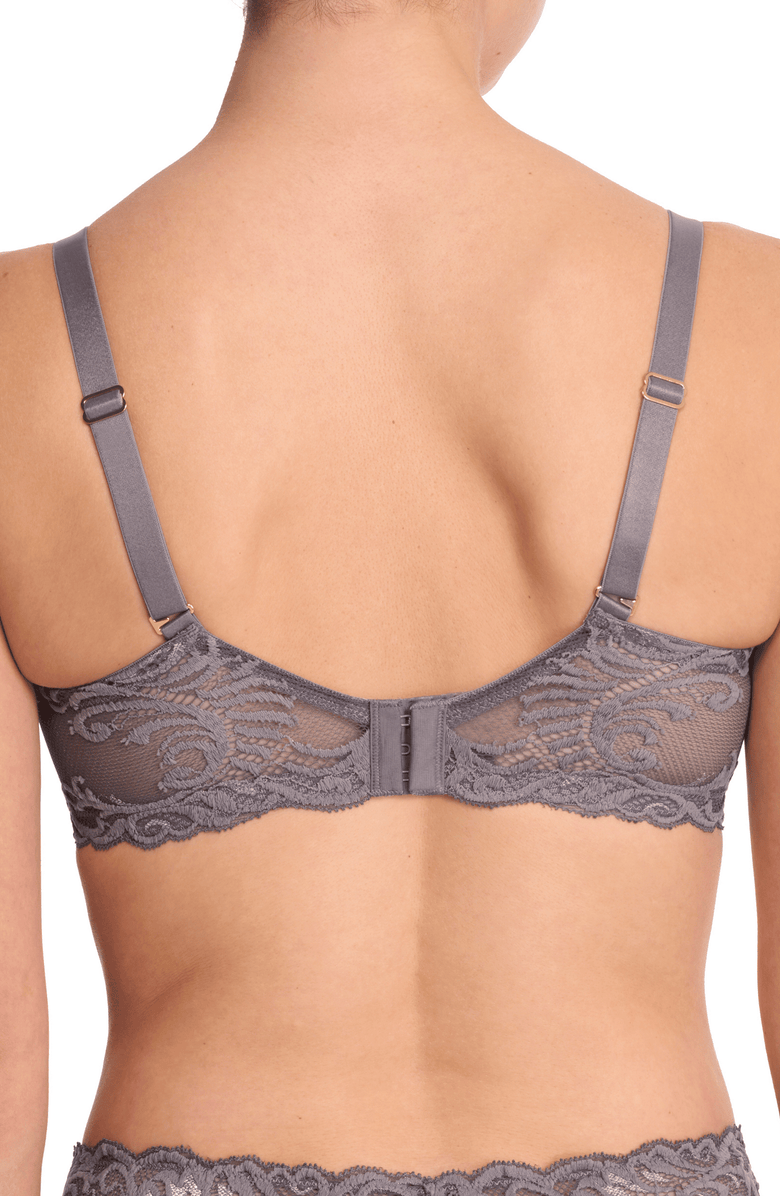 Natori Feathers Full Figure Plunge T-Shirt Bra, Alternate, color, Nickel