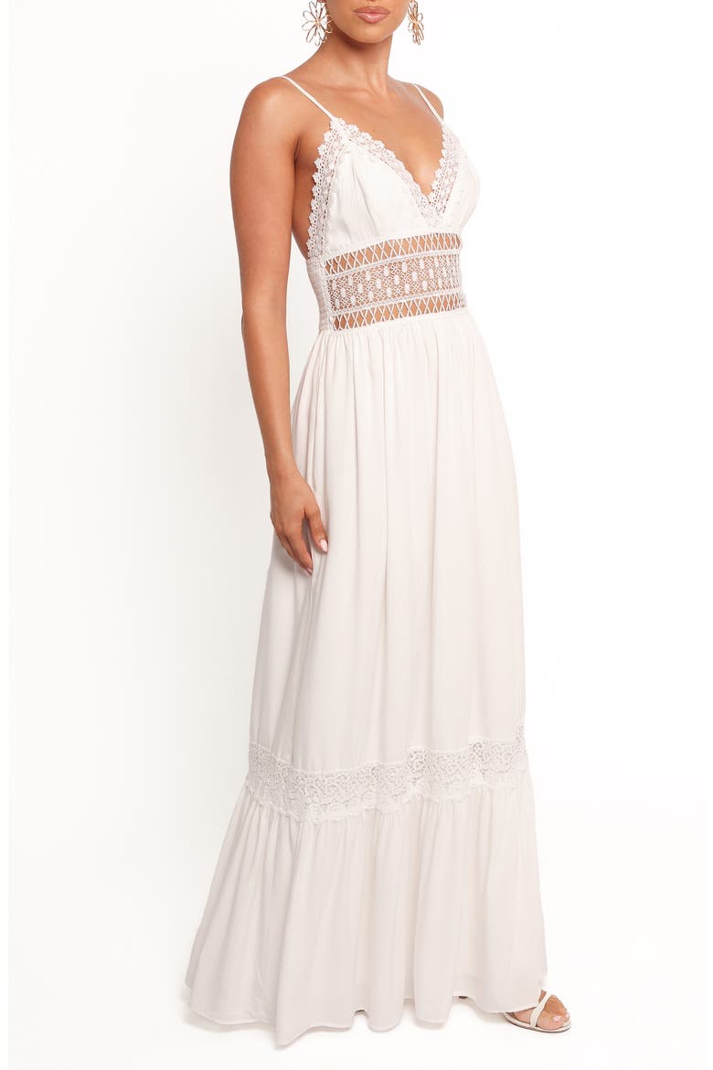 Kiran Lace Maxi Dress, Alternate, color, WHITE