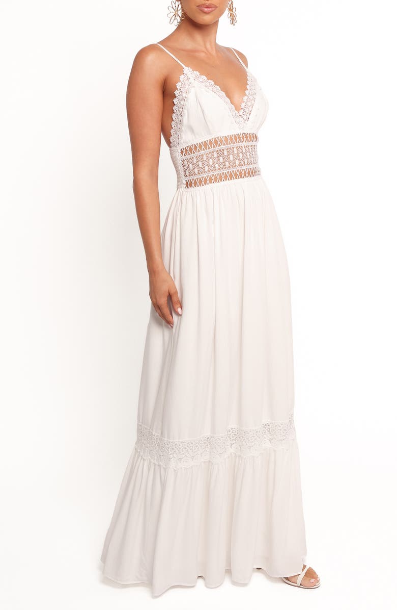 Petal & Pup Kiran Lace Maxi Dress, Alternate, color, White