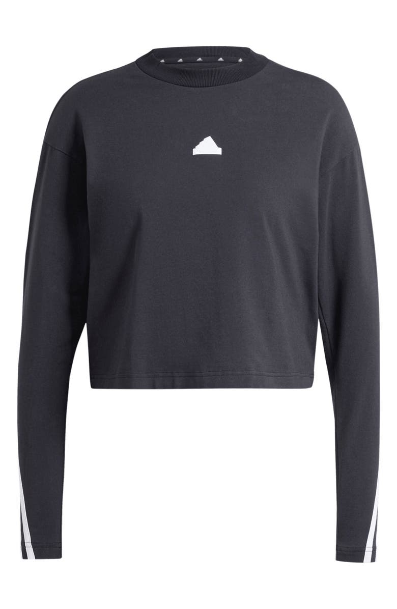 adidas Future Icons 3-Stripes Long Sleeve T-Shirt, Alternate, color,