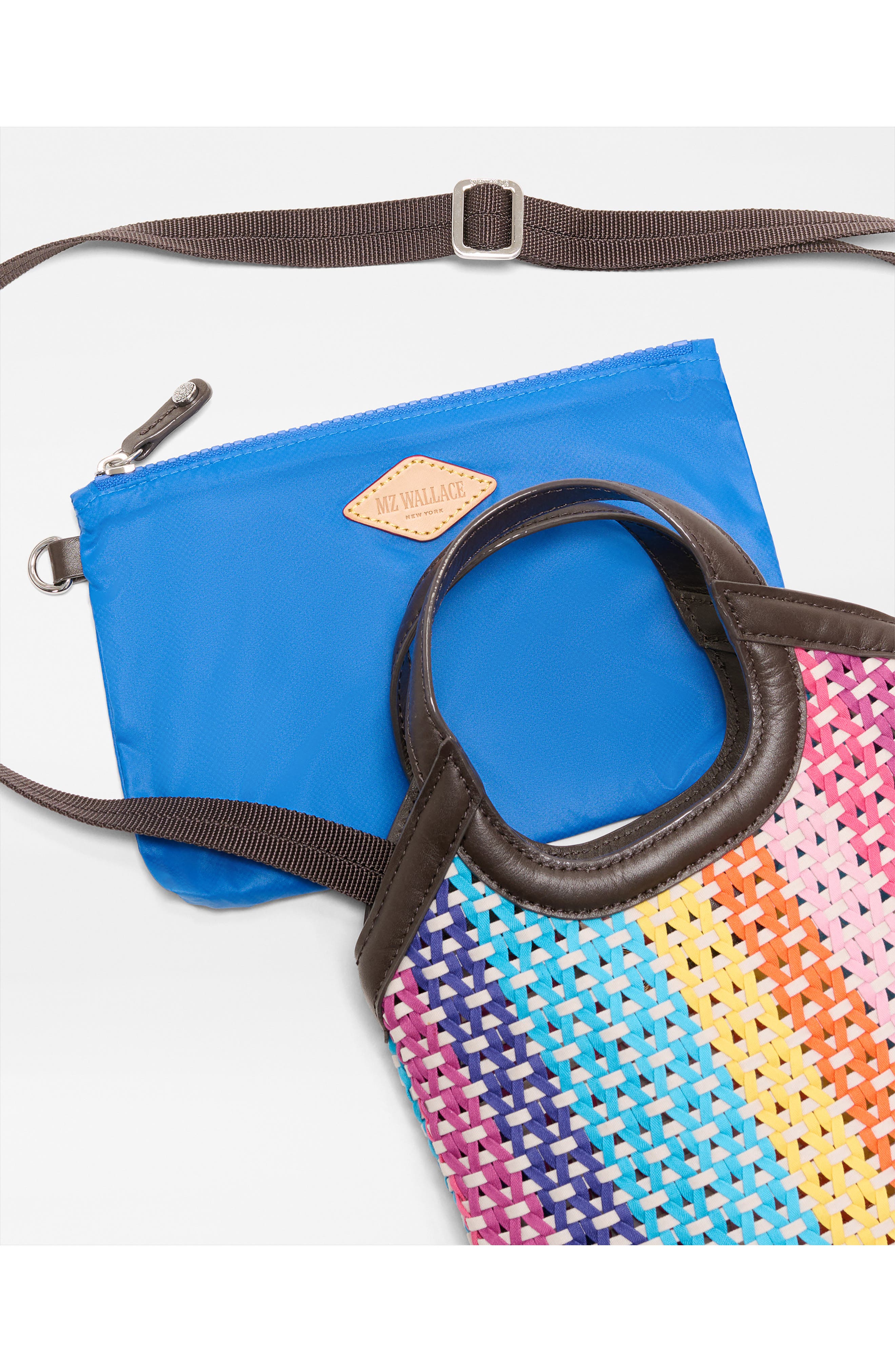 MZ Wallace Mini Georgica Tote, Alternate, color, Feria Stripe