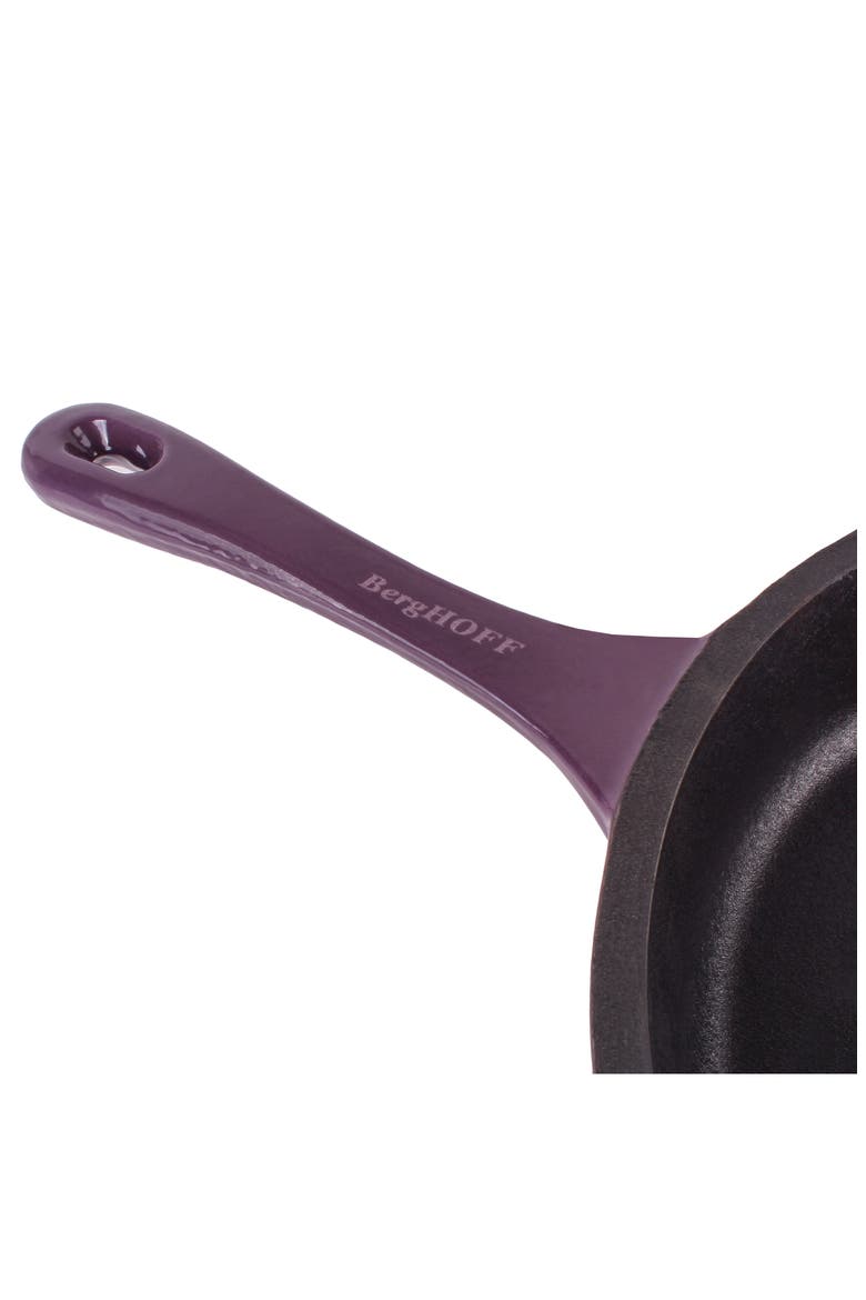 Neo 3-Piece Cast Iron Fry Set, Alternate, color, PURPLE