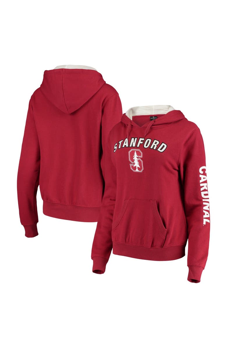 COLOSSEUM Women's Colosseum Cardinal Stanford Cardinal Loud and Proud Pullover Hoodie, Main, color, Cardinal