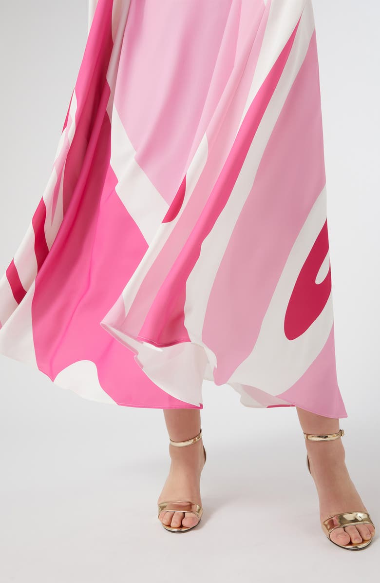 Marina Rinaldi Teramo Print Cady Caftan Dress, Alternate, color,