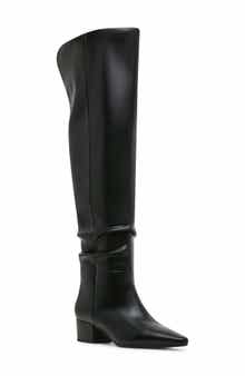 Elite Over the Knee Faux Leather Boot