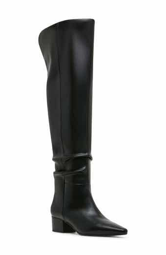 Elite Over the Knee Faux Leather Boot