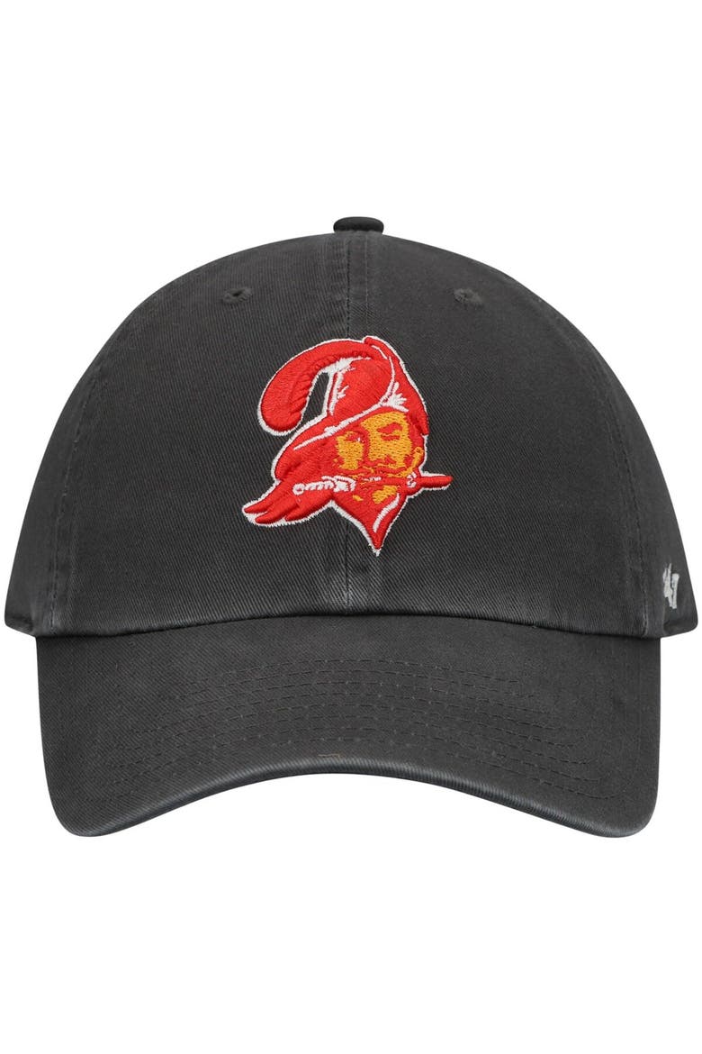 Men's '47 Charcoal Tampa Bay Buccaneers Clean Up Legacy Adjustable Hat, Alternate, color, Charcoal