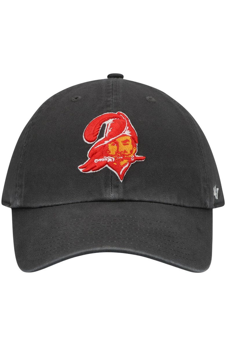 '47 Men's '47 Charcoal Tampa Bay Buccaneers Clean Up Legacy Adjustable Hat, Alternate, color, 