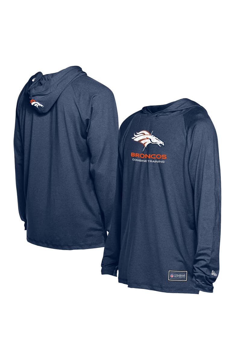 New Era Men's New Era Navy Denver Broncos Functional Fandom Hoodie, Main, color, Navy