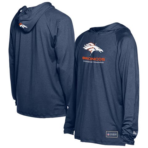 Men's New Era  Navy Denver Broncos Functional Fandom Hoodie
