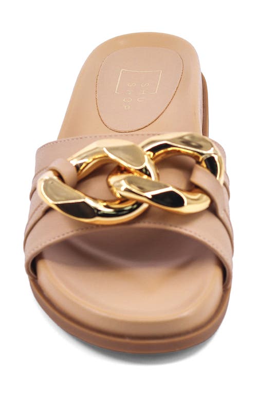 Shushop Cassie Slide Sandal In Nude