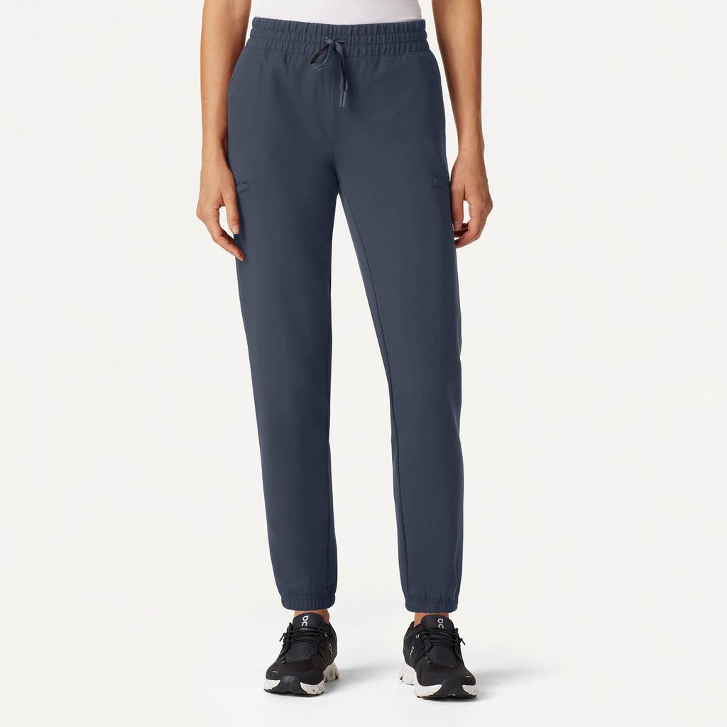 Jaanuu 7-pocket Skinny Scrub Jogger In Gray