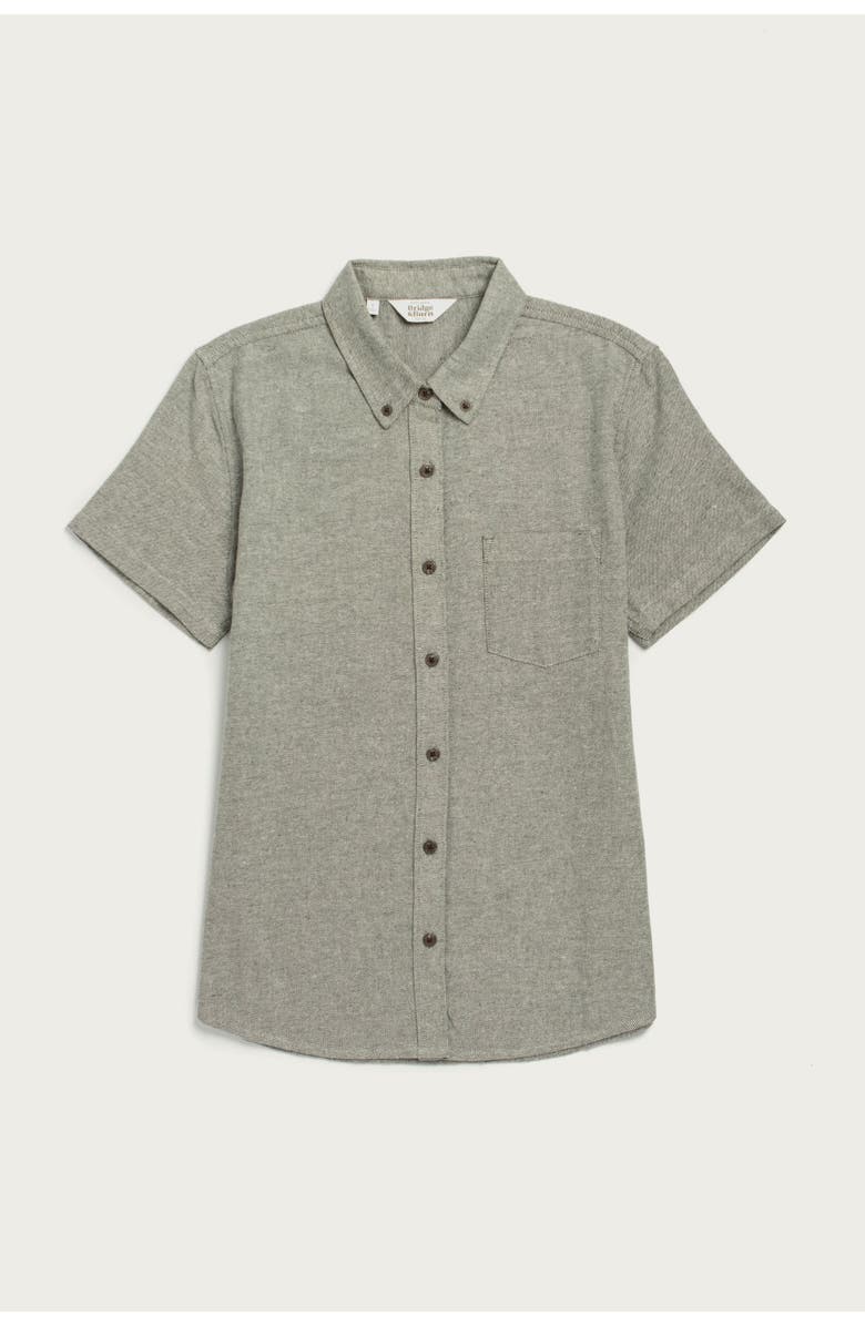 Bridge & Burn Juniper Shirt, Main, color, Olive Twill