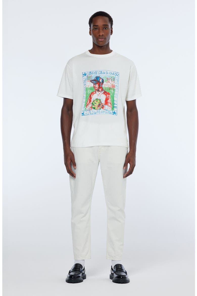 Relaxed Baseball Graphic T-Shirt, Alternate, color, WHITE