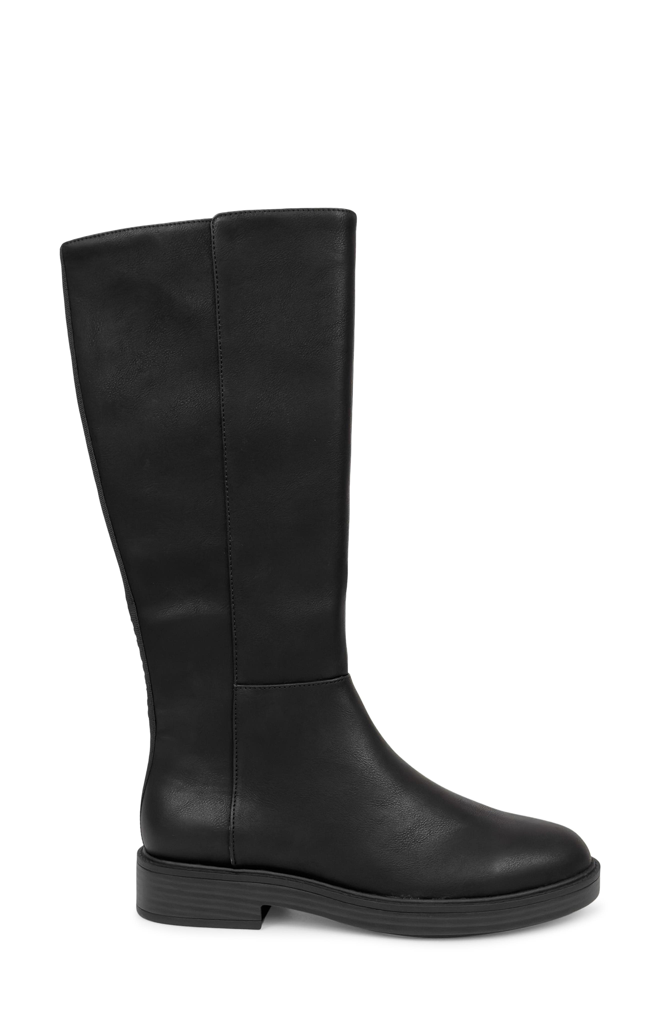 Aerosoles Prue Tall Boot, Alternate, color, Black Faux Leather