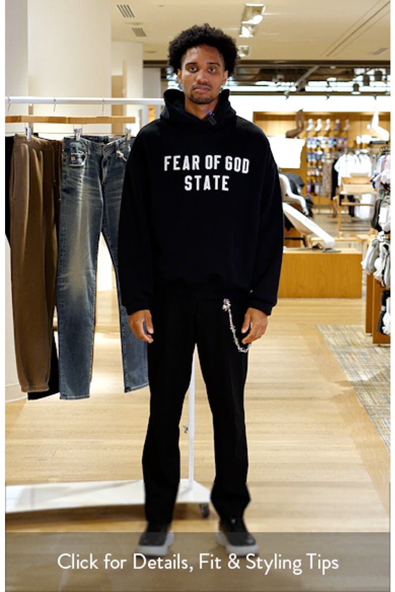 Fear of God Essentials Heavyweight Fleece Hoodie (Men) | Nordstrom