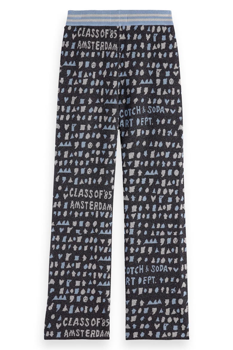 Kids' Jacquard Sweatpants, Alternate, color, CHARCOAL ART