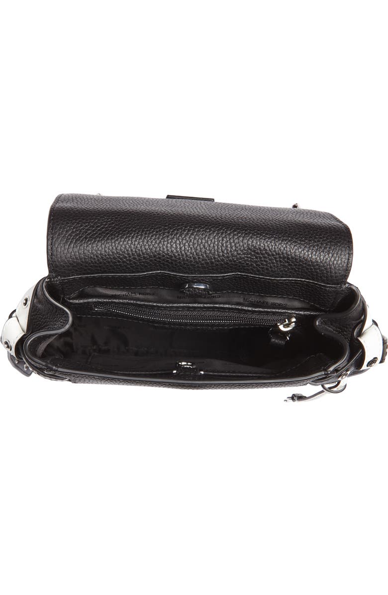 Michael Kors MICHAEL Michael Kors Small Flower Embellished Leather Backpack, Alternate, color,