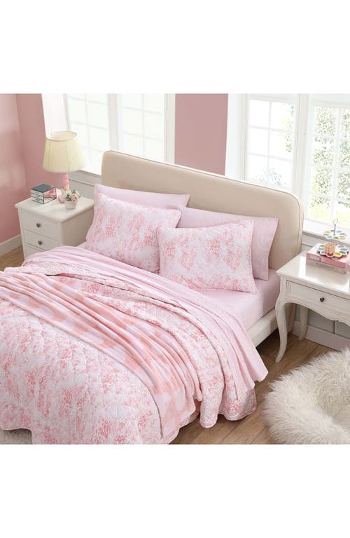 Betsey Johnson Butterfly Ombré Quilt & Sham Set In Pink