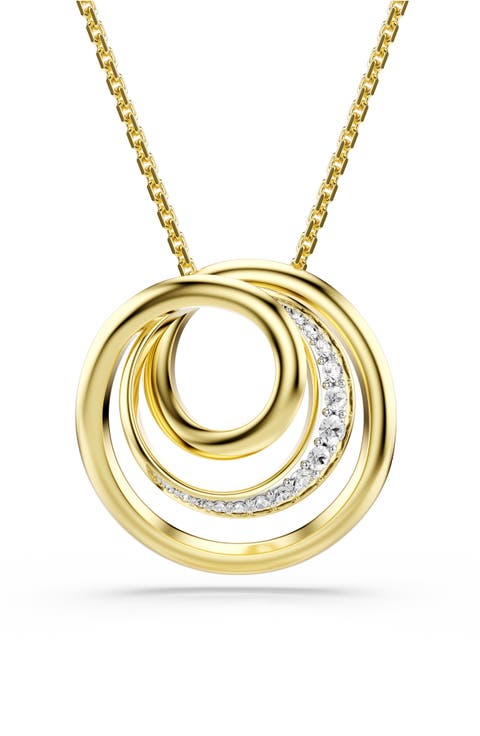 Hyperbola Spiral Pendant Necklace
