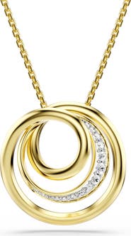Swarovski Hyperbola Spiral Pendant Necklace