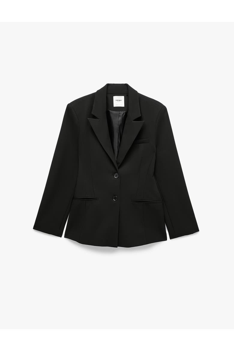 Blazer Jacket, Alternate, color, BLACK