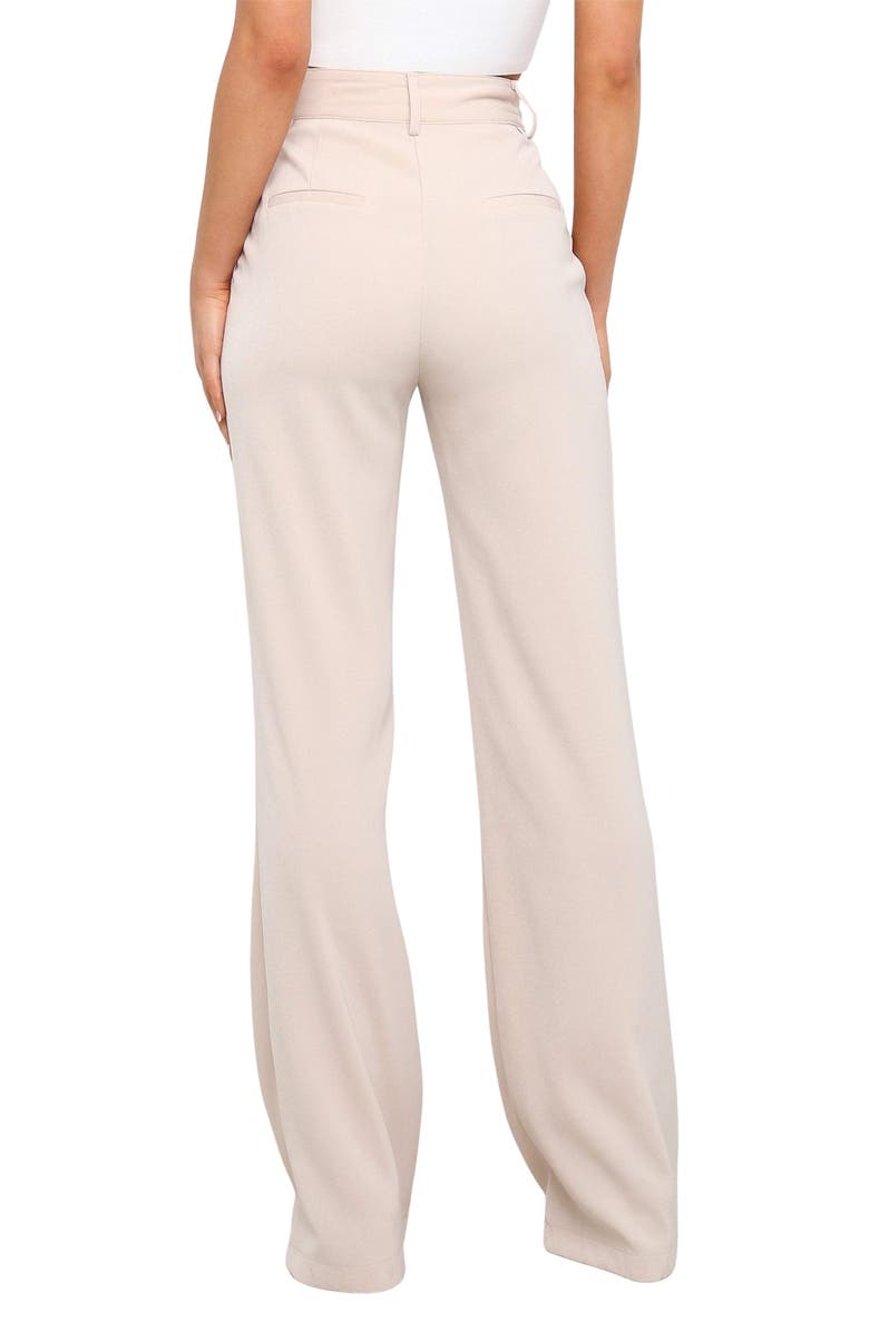 Petal & Pup Burland Wide Leg Pants, Alternate, color, Beige