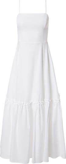 Ruffle Flare Midi Dress