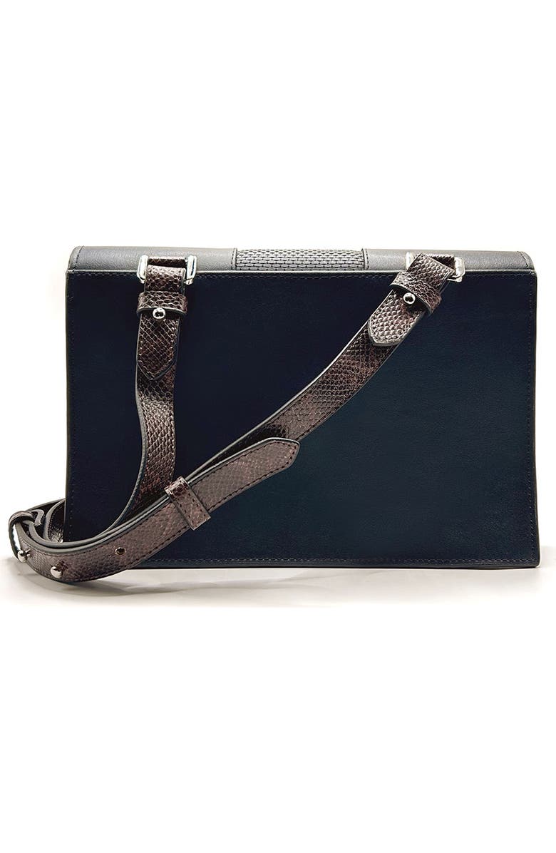 DOIZPE Frihed Cactus Luxe Crossbody and Clutch Bag, Alternate, color, Black