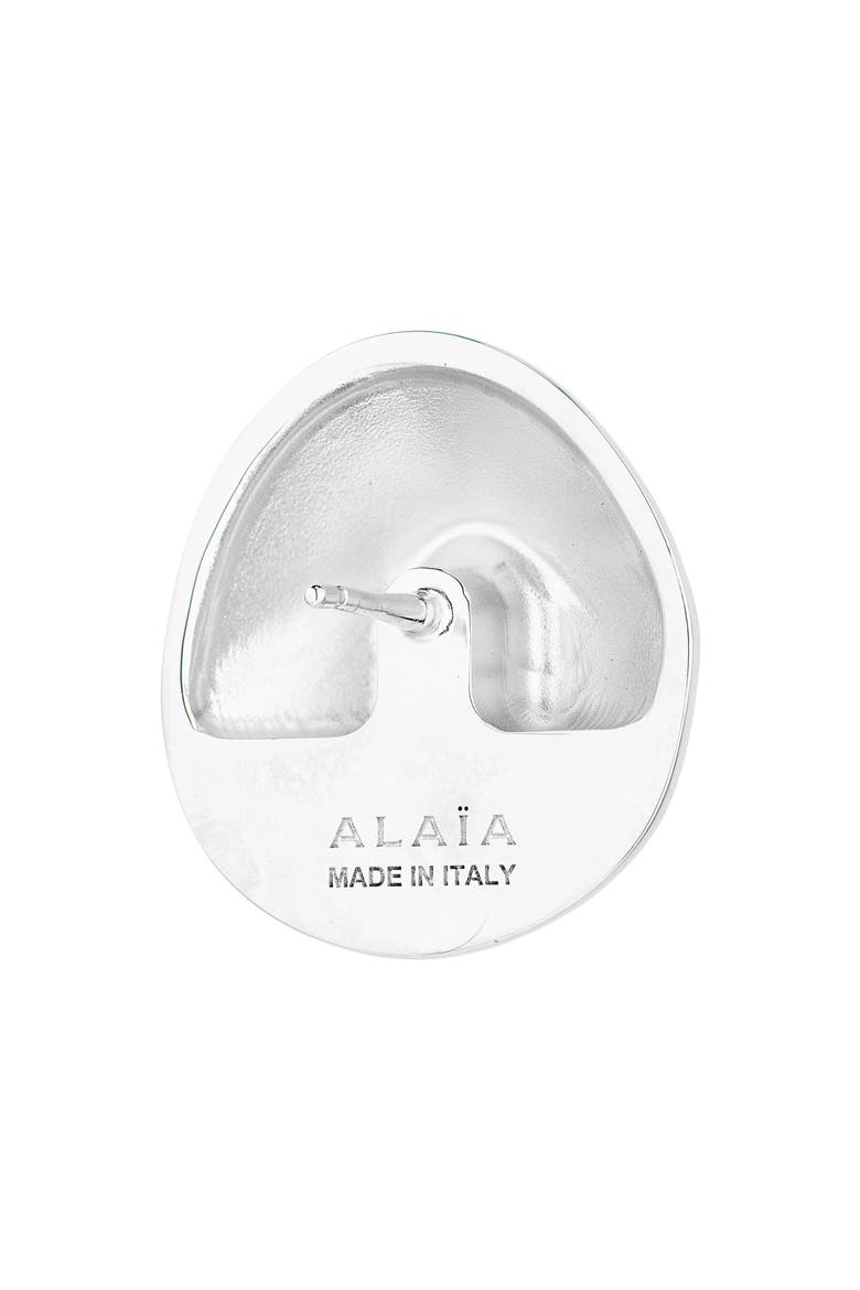 Dome Earrings, Alternate, color, ARGENT 2