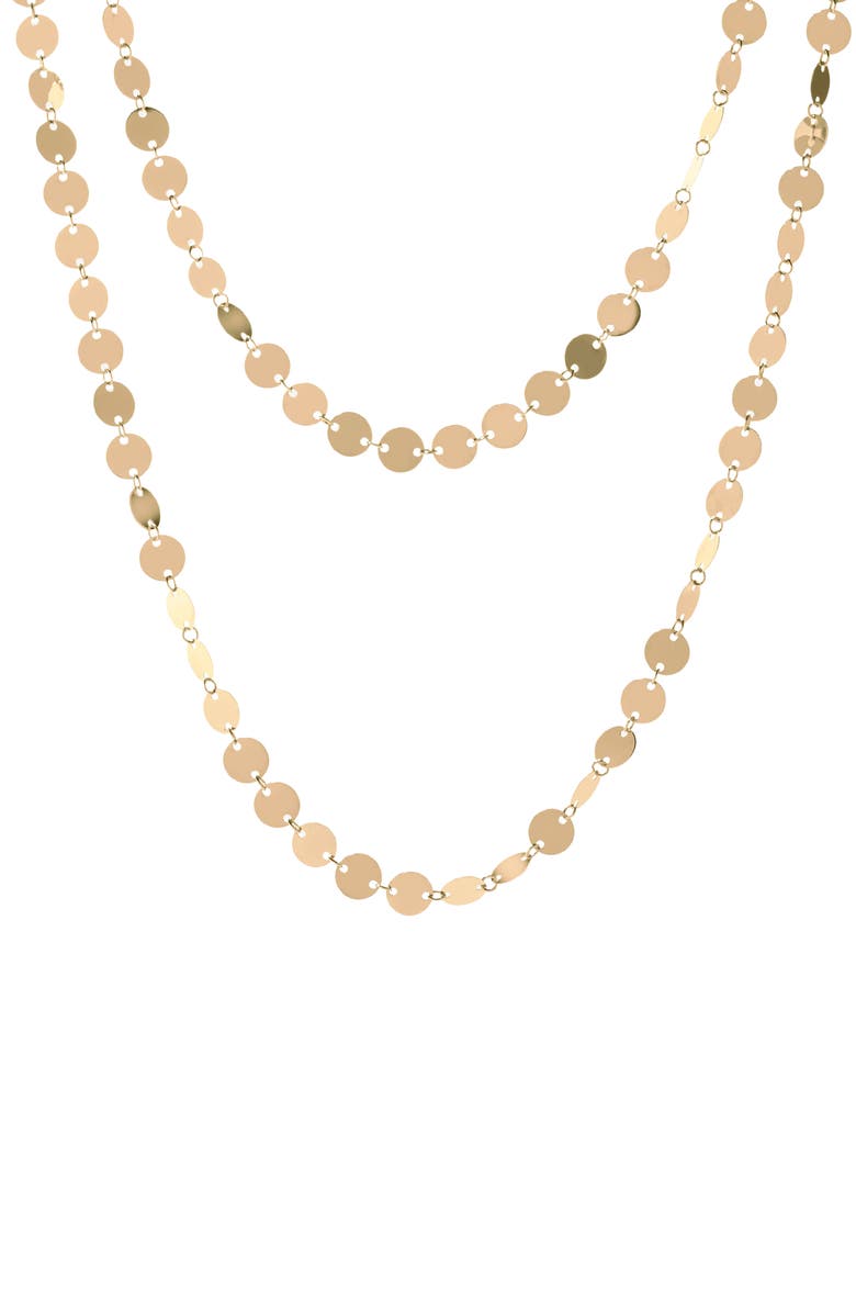 LANA Disc Layered Chain Necklace, Main, color, 