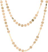 LANA Disc Layered Chain Necklace