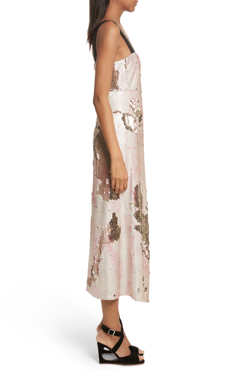 Rachel Comey Slacken Sequined Dress, Alternate, color, 