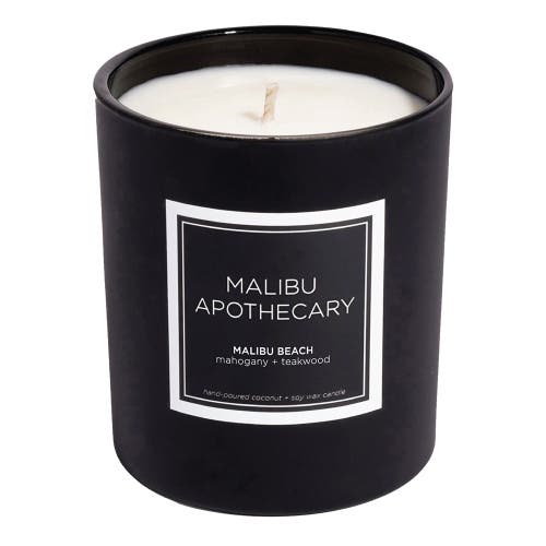 Malibu Apothecary Matte Black Candle in Malibu Beach  product
