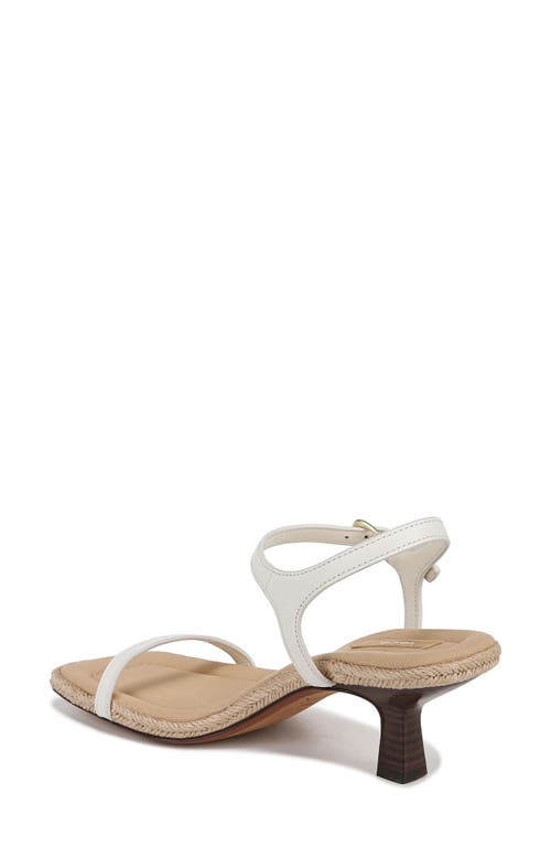 Vince Coco Leather Kitten-heel Espadrille Sandals In Milk