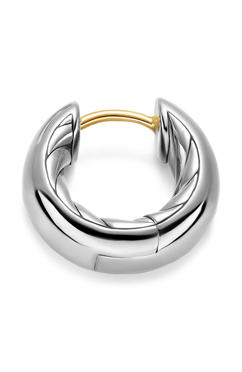 David Yurman DY Mercer<sup>™</sup> Micro Hoop Earrings in Sterling Silver, 13.4mm, Alternate, color,