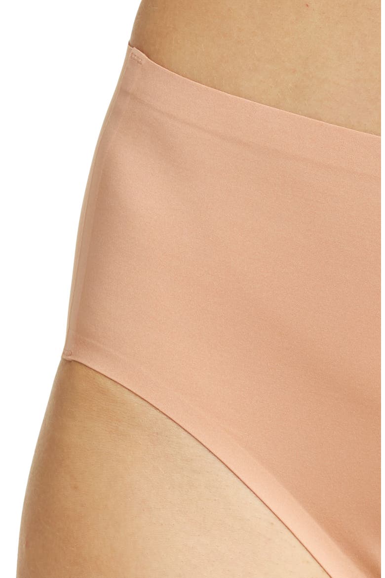 Seamless High Waist Lycra® Xtra Lite Leakproof Briefs, Alternate, color, SMOOTH TERRACOTTA