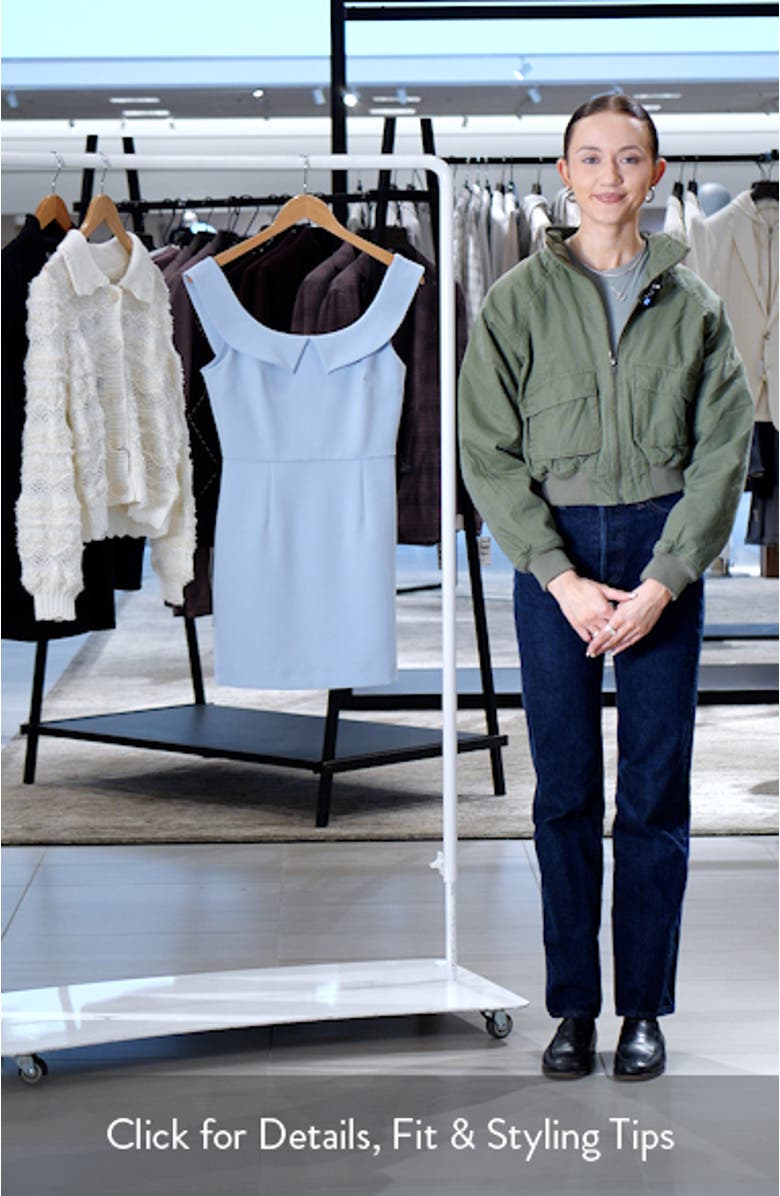 Whisper Collar Minidress, sales video thumbnail