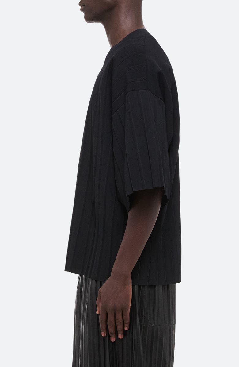 Helmut Lang Oversize Pleated T-Shirt, Alternate, color, 