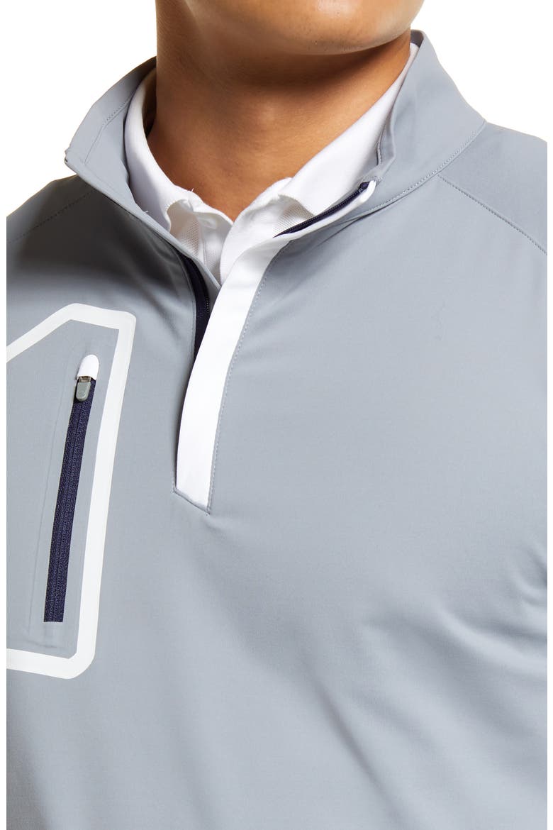 Forge Performance Quarter Zip Pullover, Alternate, color, LONDON