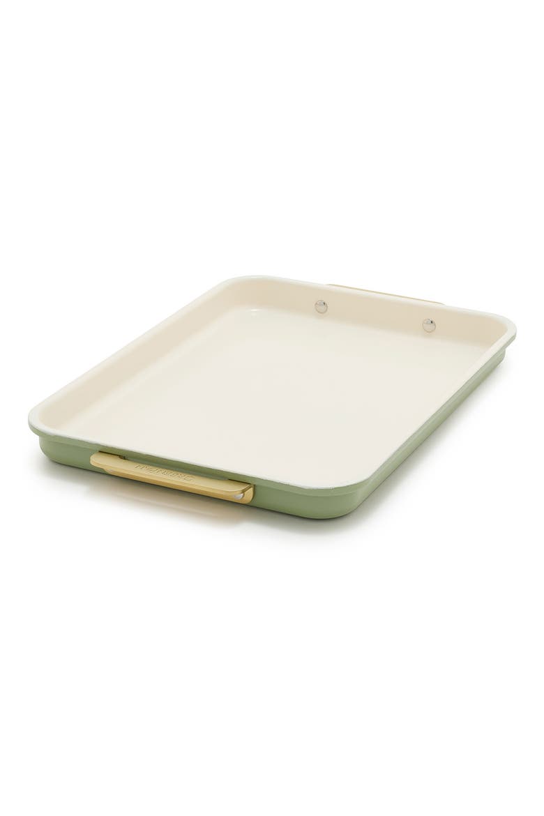 Reserve Rectangular Baking Sheet, Main, color, SAGE