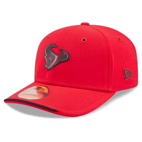 Men's New Era Red Houston Texans 2026 Sideline 9SEVENTY Adjustable Hat