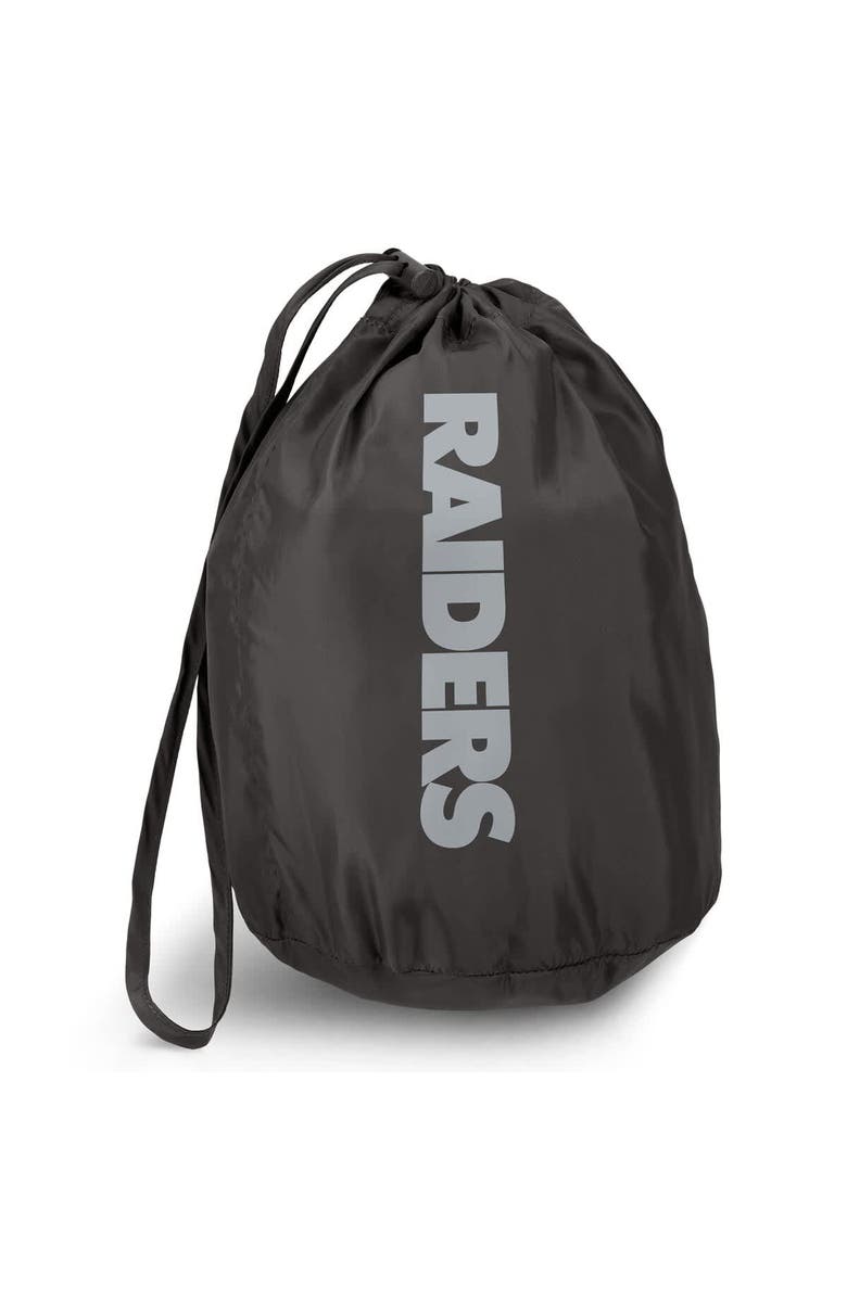 Darius Rucker Collection by Fanatics Men's NFL x Darius Rucker Collection by Fanatics Black Las Vegas Raiders Packable Full-Zip Vest with Travel Bag, Alternate, color, Black