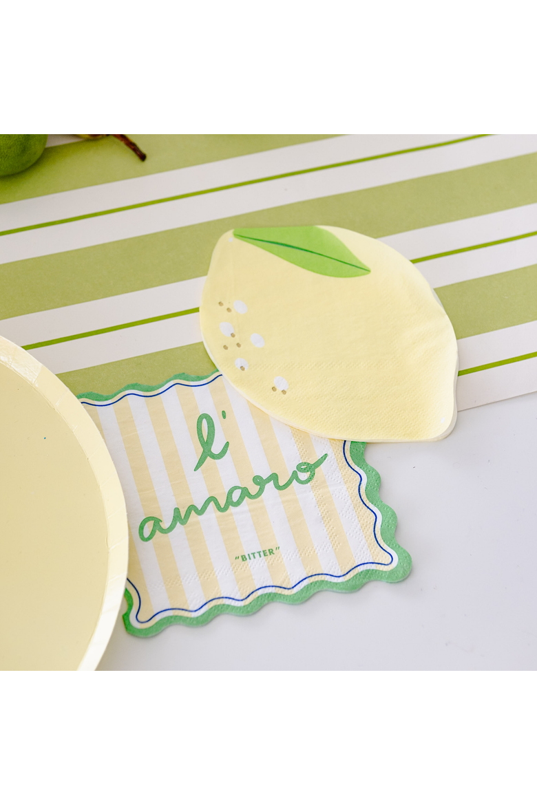 Le Dinner Lemon Cocktail Napkins, Main, color, Assorted Pre-Pack