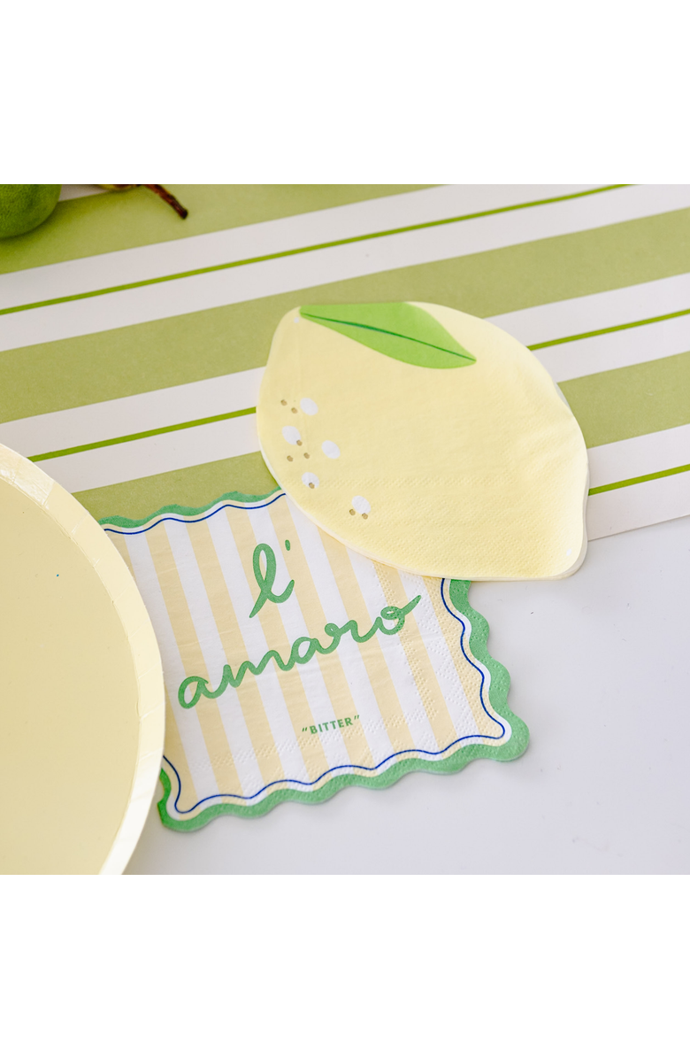 Jollity & Co. Le Dinner Lemon Cocktail Napkins, Main, color, Assorted Pre-Pack