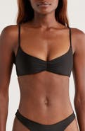 Kulani Kinis Gathered Crop Bikini Top