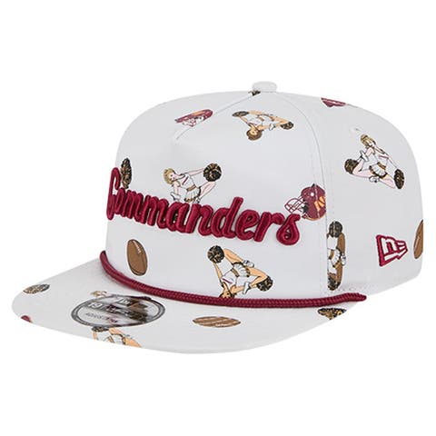 Men's New Era  White Washington Commanders Team Cheer 19TWENTY Snapback Hat