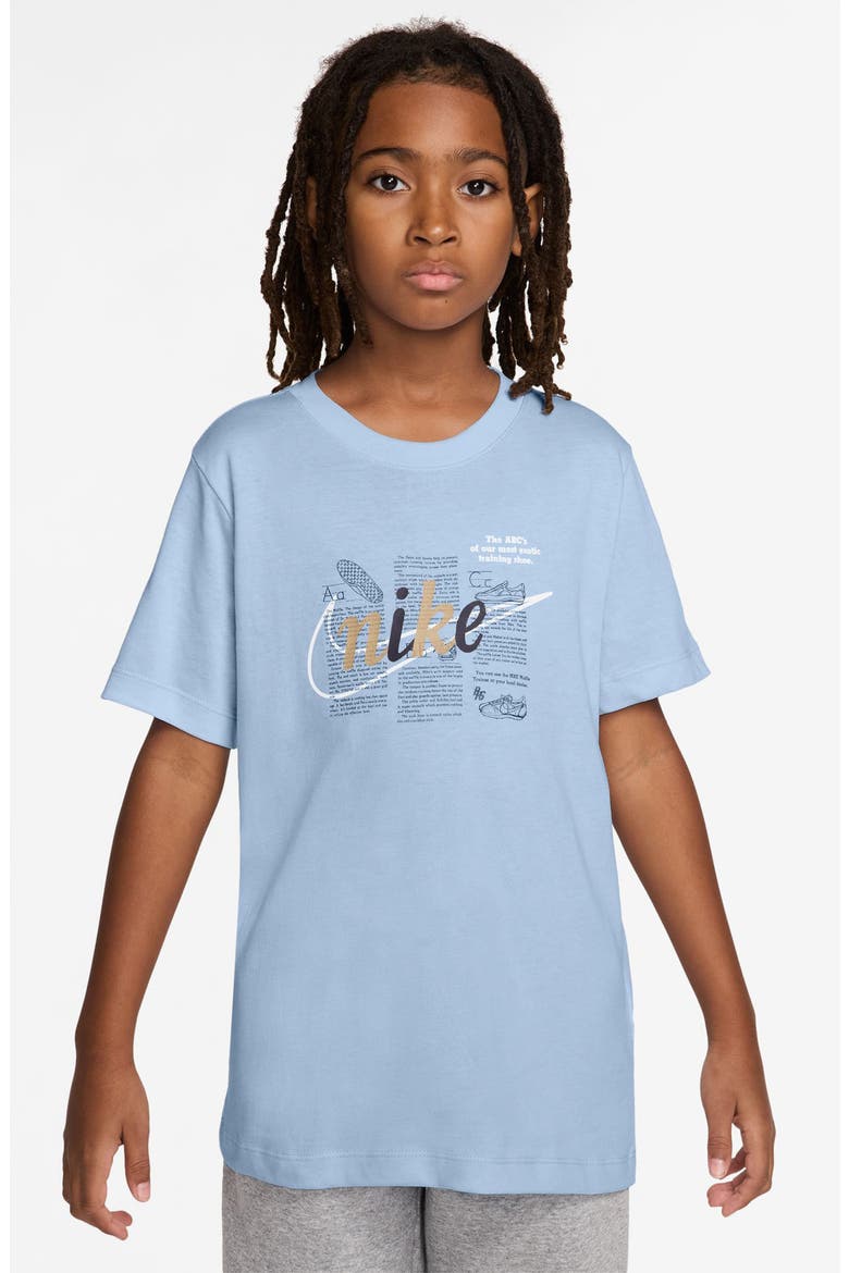 Kids' Sportswear Logo Graphic T-Shirt, Main, color, HYDROGEN BLUE