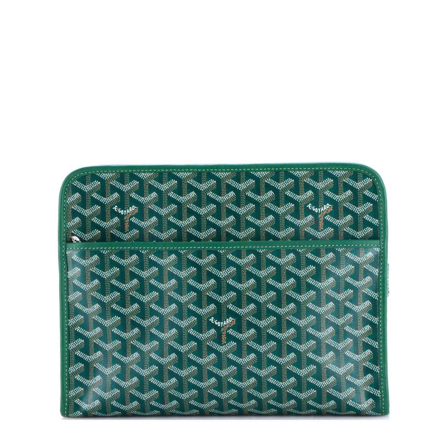 Jouvence Toiletry Pouch Coated Canvas GM, Main, color, Green