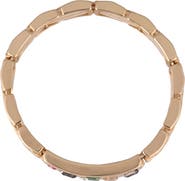 Jewel Badgley Mischka Glass Stretch Bangle Bracelet
